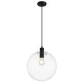 Lampa wisząca Ruth black 30 cm