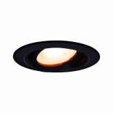 A recessed luminaire Brent movable round black IP65