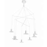 Hanging lamp Darian white 8