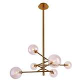 Hanging lamp Mullid brass 6