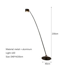 Floor lamp Letto 230 cm