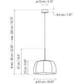 LED hanging lamp with dimmable function Xicotlan