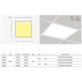 LED recessed lamp for suspended ceilings Cappeln