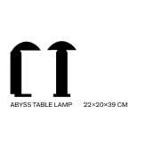 Metal LED table lamp Gildone