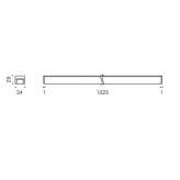 Linear lighting system with dual power supply IP54 Odenton