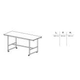 Wooden desk/bench desk Gokcen