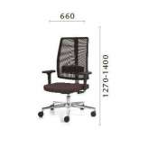 Swivel office chair with a 5-star base Dolina