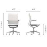 Height adjustable mesh office chair Cibecue