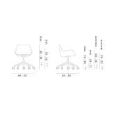 Office chair with 5-star base "Office" Osesti