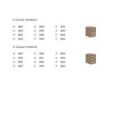 Melamine office chest of drawers with a lock Berlingo