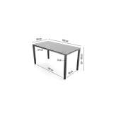 Wooden desk with electric drive Kuyvozi