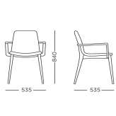 Chair with armrests Grudki