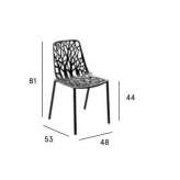 Aluminiowe krzesło ogrodowe Bethalto