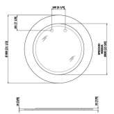 Round mirror for wall mounting Enkirch