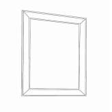 Mirror in a rectangular frame Gallus