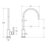 Single-hole tap for water filtration system Savalia