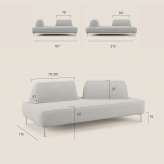 Modular fabric sofa Encinedo