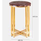 Round high side table Garchizy