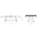 Glass ping-pong table Macleod