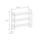 Modular steel shelf for wall mounting Bouafle