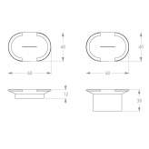 Luxolid® single countertop washbasin Neiba