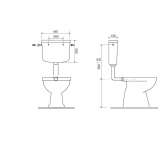 External toilet flush Ponyri