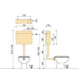 External toilet flush Trimbach