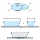 Freestanding oval bathtub Imbituva