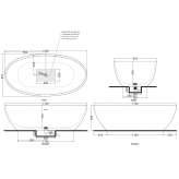 Livingtec® freestanding bathtub Newberg