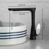 Single-lever countertop washbasin tap Chaingy