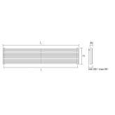 Horizontal steel plate radiator Birgi