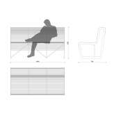 HPRC® modular bench Skorping