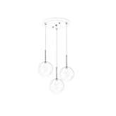 LED hanging lamp made of blown glass Albons