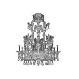 Venetian crystal chandelier Canizo