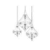 LED hanging lamp made of Murano glass Opfingen