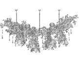 Wrought iron chandelier Rodoc
