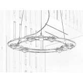 Pendant lamp with dimmable function Ymittos