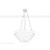 Alabaster LED hanging lamp in a modern style Murcia