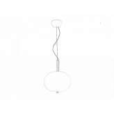 LED hanging lamp made of opal glass Entrala