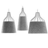 Steel hanging lamp Norager