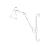 Wall lamp with a swing arm Capralba