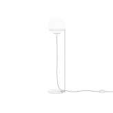 Floor lamp made of glass and stainless steel Crozon