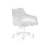 Swivel chair with height adjustment and wheels Pamukova