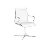 Fabric office chair with armrests and 4-arm base Huapinol