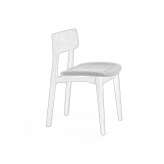 Upholstered wooden chair Seyssuel