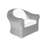 Garden armchair with armrests Taraco