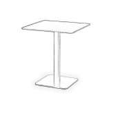 Square outdoor table made of HPL or aluminum Zlynka