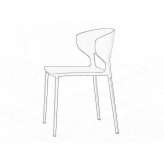 Stackable polyurethane chair Metauten