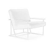 Casentino wool armchair with armrests Gema