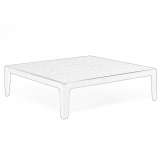 Low square coffee table in eucalyptus color Rasines